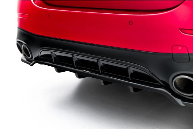 Maxton Design Heckdiffusor für Mercedes-AMG E53 Limousine / Kombi W214 Hochglanz schwarz