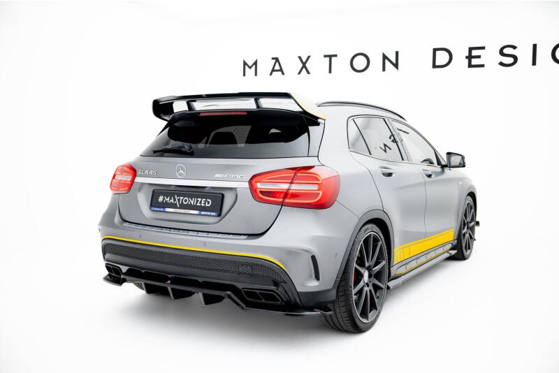 Maxton Design Heckdiffusor V.2 für Mercedes-Benz GLA 45 AMG X156 Hochglanz schwarz