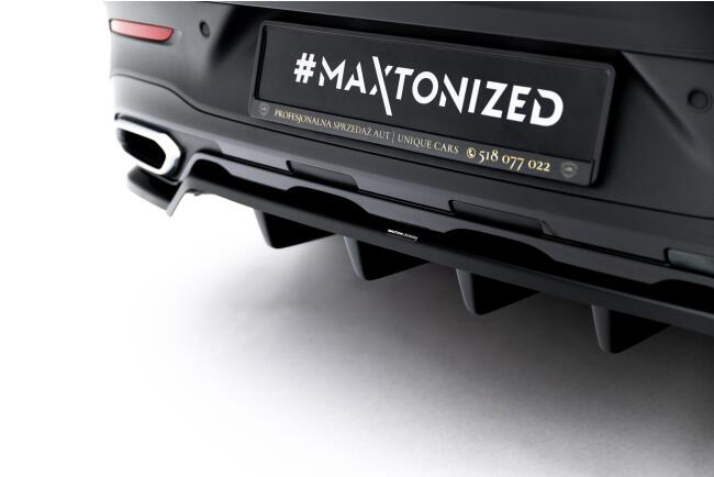 Maxton Design Heckdiffusor für Mercedes-Benz GLC Coupe C254 Hochglanz schwarz