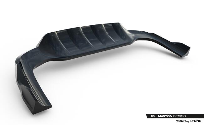 Maxton Design Heckdiffusor für Mercedes-Benz GLC Coupe C254 Hochglanz schwarz