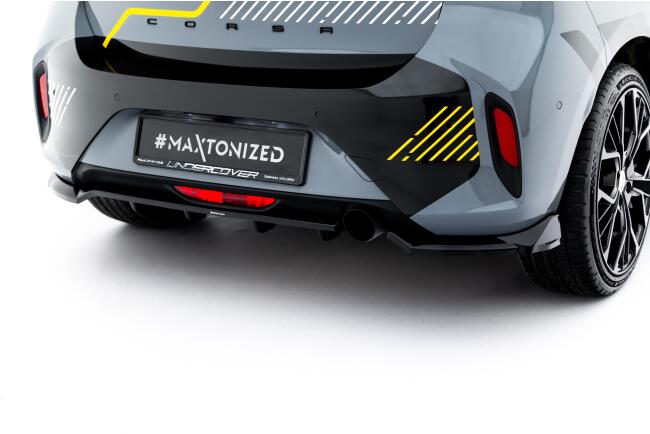 Maxton Design Heckdiffusor für Opel Corsa F Facelift (Mk6 Facelift) (2023-) Hochglanz schwarz