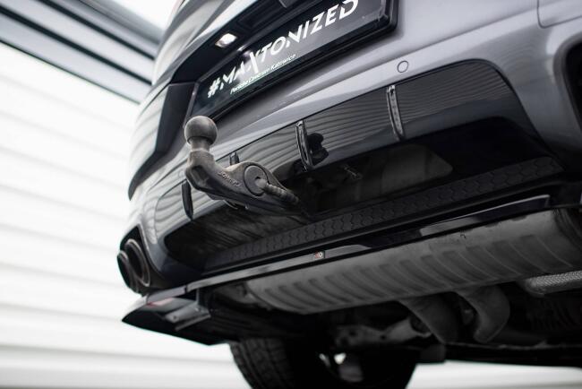 Maxton Design Heckdiffusor für Porsche Cayenne Sport Design / Turbo SUV / Coupe Mk3 Facelift (2023-) Hochglanz schwarz