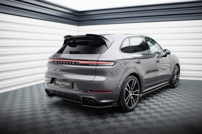 Maxton Design Heckdiffusor für Porsche Cayenne Sport Design / Turbo SUV / Coupe Mk3 Facelift (2023-) Hochglanz schwarz