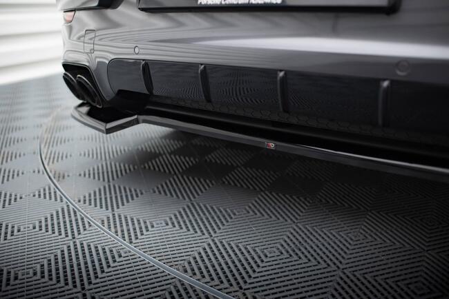 Maxton Design Heckdiffusor für Porsche Cayenne Sport Design / Turbo SUV / Coupe Mk3 Facelift (2023-) Hochglanz schwarz