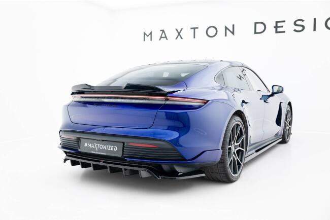 Maxton Design Heckdiffusor für Porsche Taycan Turbo...