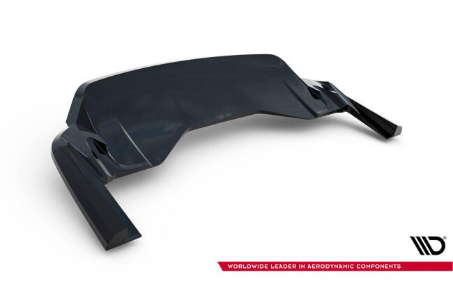 Maxton Design Heckdiffusor für Porsche Taycan Turbo S Mk1 Hochglanz schwarz