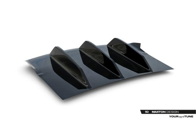 Maxton Design Heckdiffusor für Tesla Model S Mk1 Hochglanz schwarz