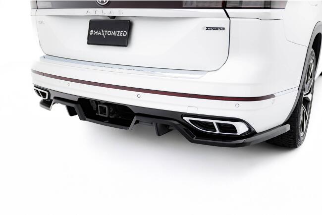 Maxton Design Heckdiffusor für VW Atlas R-Line Mk1 Facelift 2 (2023-) Hochglanz schwarz
