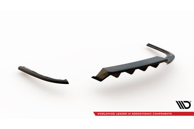 Maxton Design Heckdiffusor für VW Passat R-Line B8 Hochglanz schwarz
