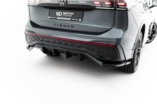 Maxton Design Heckdiffusor für VW Tiguan R-Line Mk3 Hochglanz schwarz