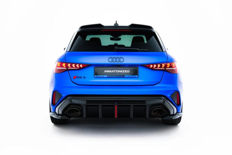 Maxton Design Diffusor Flaps V.1 für Audi RS3 Sportback 8Y Facelift (2024-) Hochglanz schwarz