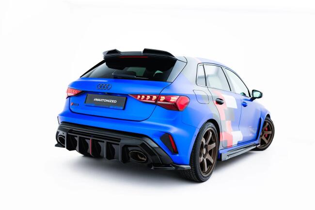 Maxton Design Diffusor Flaps V.1 für Audi RS3 Sportback 8Y Facelift (2024-) Hochglanz schwarz