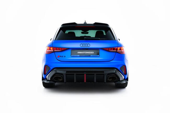 Maxton Design Diffusor Flaps V.2 für Audi RS3 Sportback 8Y Facelift (2024-) Hochglanz schwarz