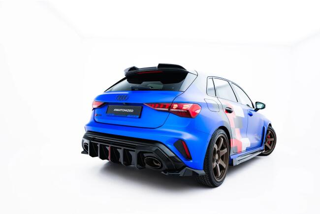 Maxton Design Diffusor Flaps V.3 für Audi RS3 Sportback 8Y Facelift (2024-) Hochglanz schwarz