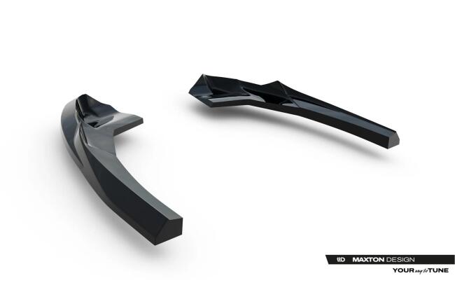 Maxton Design Diffusor Flaps V.1 für Audi RS3 Limousine 8Y Facelift (2024-) Hochglanz schwarz