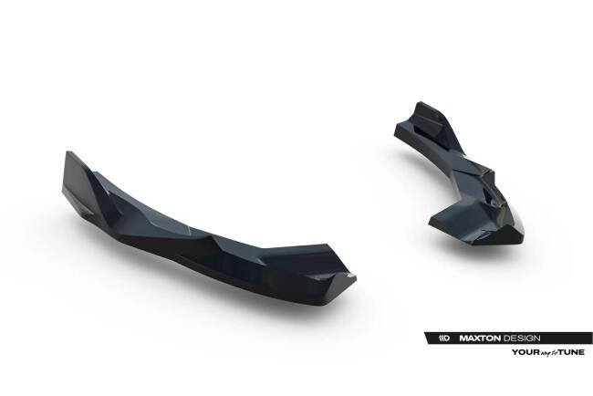 Maxton Design Diffusor Flaps V.2 für Audi RS3 Limousine 8Y Facelift (2024-) Hochglanz schwarz