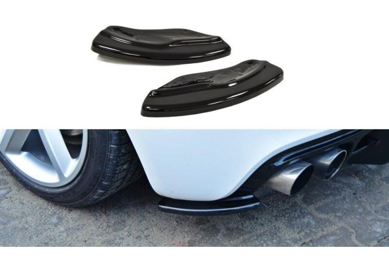 Maxton Design Diffusor Flaps V.1 für Audi TT MK2 RS Hochglanz schwarz