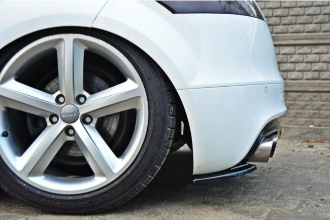 Maxton Design Diffusor Flaps V.1 für Audi TT MK2 RS Hochglanz schwarz