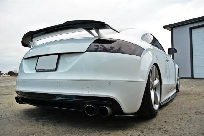 Maxton Design Diffusor Flaps V.1 für Audi TT MK2 RS Hochglanz schwarz