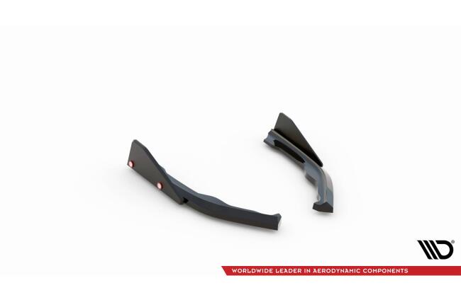 Maxton Design Diffusor Flaps mit Flaps V.2 für BMW 2 Coupe M-Paket G42 Hochglanz schwarz