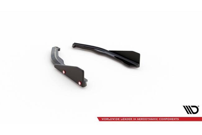 Maxton Design Diffusor Flaps mit Flaps V.2 für BMW 2 Coupe M-Paket G42 Hochglanz schwarz