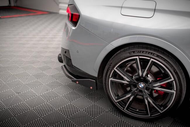 Maxton Design Diffusor Flaps mit Flaps V.2 für BMW 2 Coupe M240i G42 Hochglanz schwarz