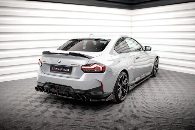 Maxton Design Diffusor Flaps mit Flaps V.2 für BMW 2...
