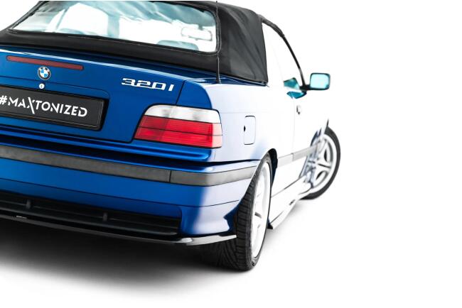Maxton Design Diffusor Flaps V.1 für BMW M3 / 3 M-Paket Coupe / Cabrio E36 Hochglanz schwarz