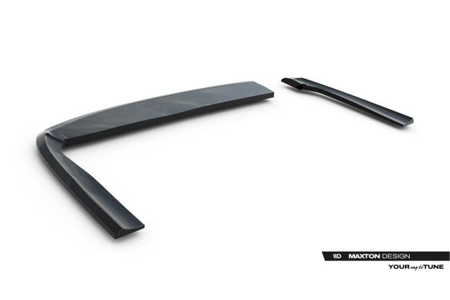 Maxton Design Diffusor Flaps V.1 für BMW M3 / 3 M-Paket Coupe / Cabrio E36 Hochglanz schwarz