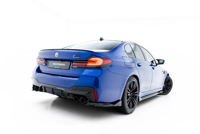 Maxton Design Diffusor Flaps V.2 für BMW M5 F90 Hochglanz schwarz