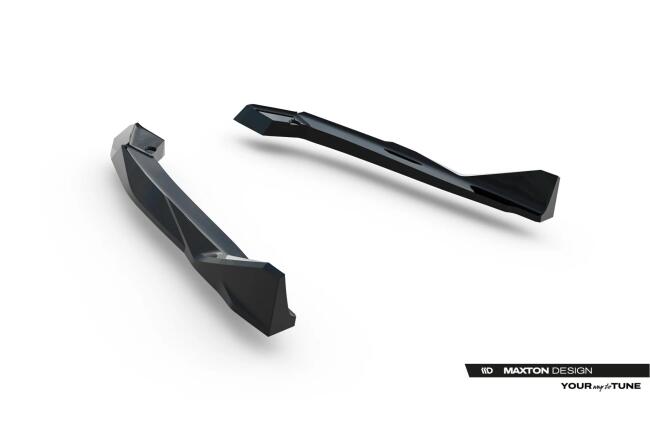 Maxton Design Diffusor Flaps V.2 für BMW M5 F90 Hochglanz schwarz