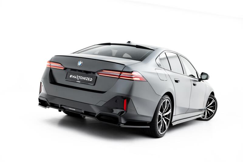 Maxton Design Diffusor Flaps V.2 für BMW 5er / i5 M-Paket Limousine / Touring G60 / G61 Hochglanz schwarz