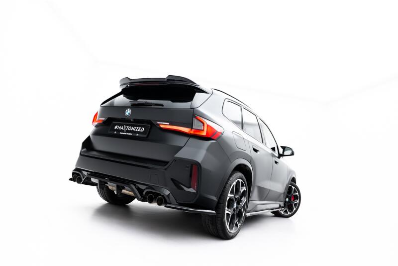 Maxton Design Diffusor Flaps V.1 für BMW X1 M35i U11 Hochglanz schwarz