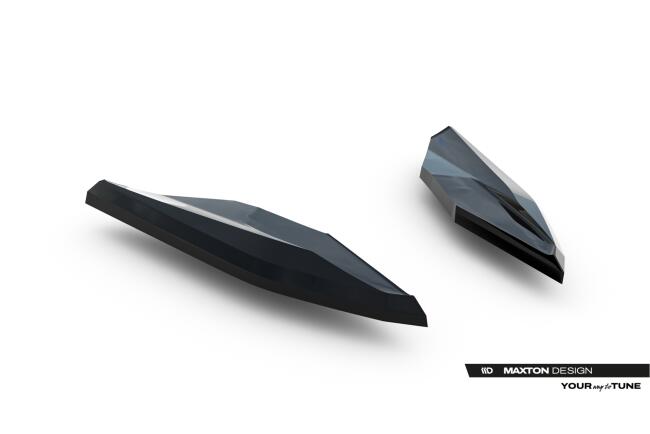 Maxton Design Diffusor Flaps V.1 für BMW X1 M35i U11 Hochglanz schwarz