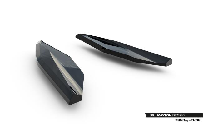 Maxton Design Diffusor Flaps V.1 für BMW X1 M35i U11 Hochglanz schwarz