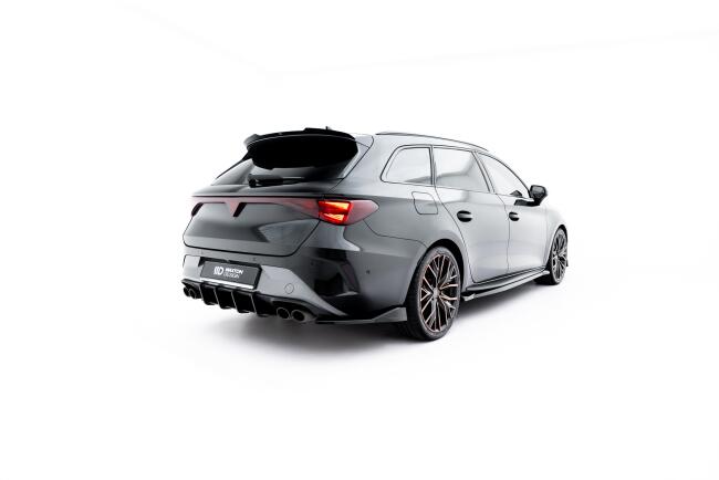 Maxton Design Diffusor Flaps V.3 für Cupra Leon ST Mk1 Facelift (2024-) Hochglanz schwarz