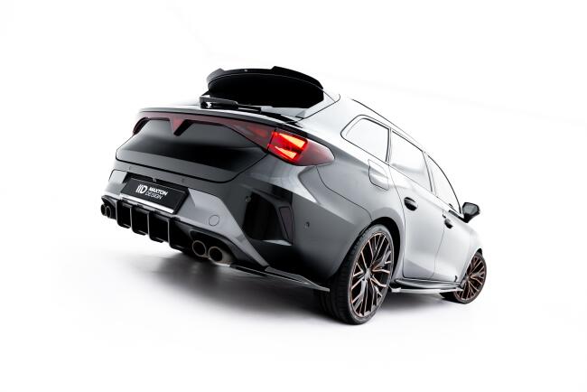 Maxton Design Diffusor Flaps V.4 für Cupra Leon ST Mk1 Facelift (2024-) Hochglanz schwarz