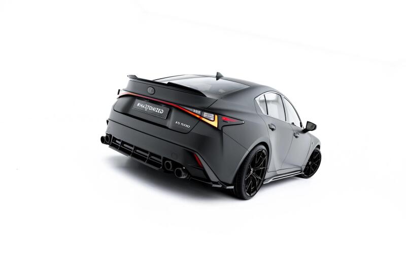 Maxton Design Diffusor Flaps V.1 für Lexus IS 500 Mk3 Facelift 2 (XE30) (2020-) Hochglanz schwarz