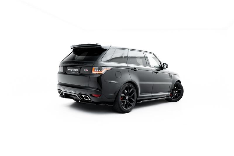Maxton Design Diffusor Flaps V.1 für Land Rover Range Rover SVR Mk2 Facelift (2018-2022) Hochglanz schwarz