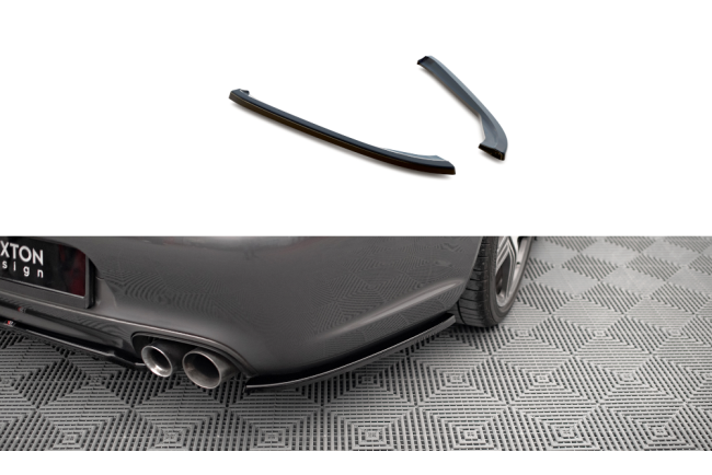 Maxton Design Diffusor Flaps V.1 für Porsche 911 Carrera / Carrera GTS 997 Facelift (2009-2011) Hochglanz schwarz