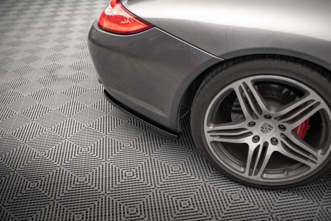 Maxton Design Diffusor Flaps V.1 für Porsche 911 Carrera / Carrera GTS 997 Facelift (2009-2011) Hochglanz schwarz