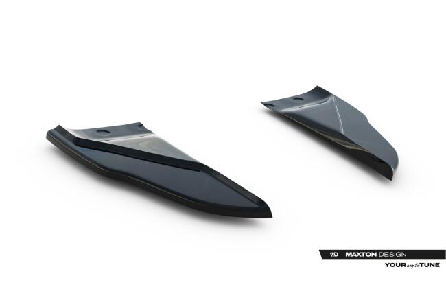 Maxton Design Diffusor Flaps V.2 für Tesla Model S Mk1 Hochglanz schwarz