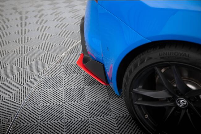 Maxton Design Diffusor Flaps V.2 für Toyota Supra Mk5 Hochglanz rot