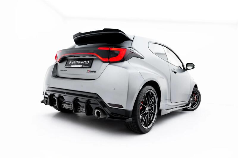 Maxton Design Diffusor Flaps V.3 für Toyota GR Yaris Mk4 Facelift (2024-) Hochglanz schwarz