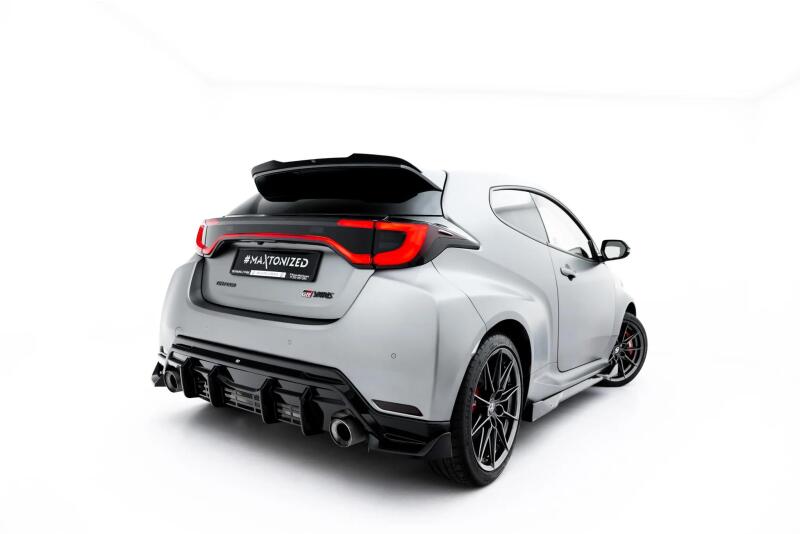 Maxton Design Diffusor Flaps V.4 für Toyota GR Yaris Mk4 Facelift (2024-) Hochglanz schwarz