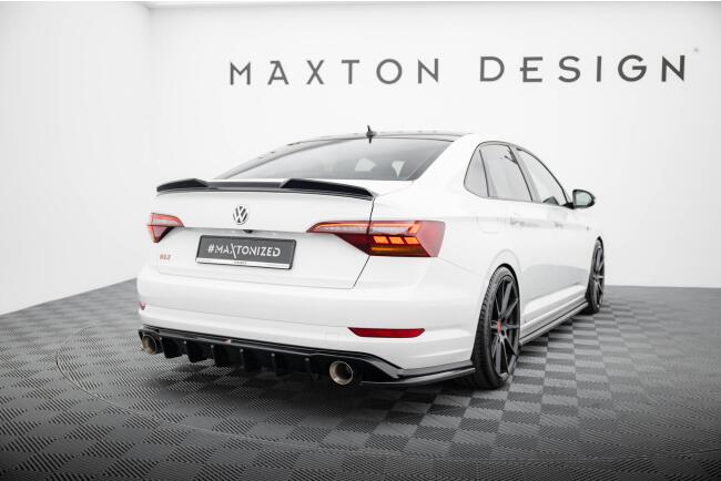Maxton Design Diffusor Flaps V.1 für VW Jetta GLI Mk7 Hochglanz schwarz