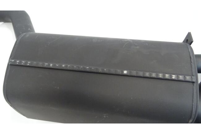 B-Ware Sportauspuff Endschalldämpfer für Mercedes C-Klasse W203 2000-2007 Endrohre 120x80mm