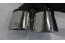 B-Ware Sportauspuff Endschalldämpfer für Mercedes C-Klasse W203 2000-2007 Endrohre 120x80mm