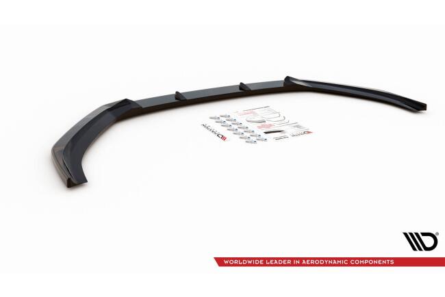 B-Ware Maxton Design Frontlippe V.3 für Audi S3 / A3 S-Line 8V Facelift (Limousine und Cabrio) Hochglanz schwarz