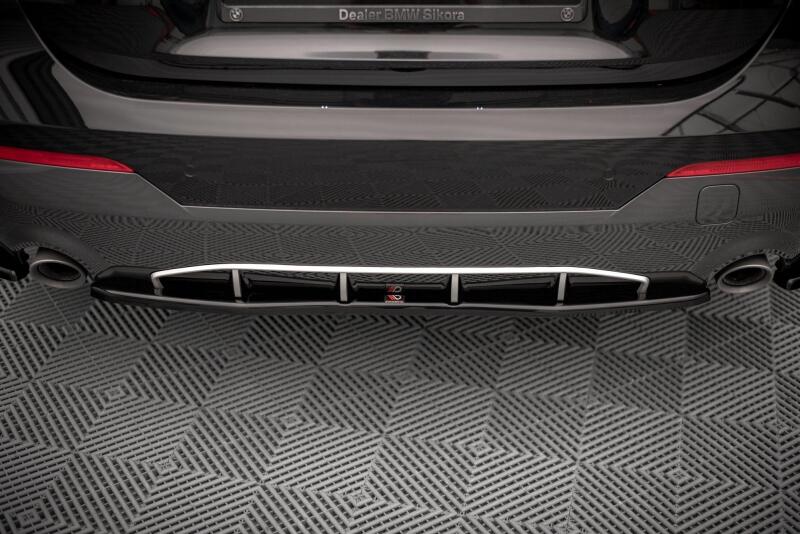 B-Ware Maxton Design Heckdiffusor für BMW 4er G22 M Paket Hochglanz schwarz